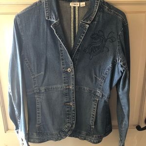 Denim Blazer- Great condition, slightly used.